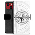 iPhone 13 Mini Premium Flip Cover med Pung - Kompas