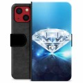 iPhone 13 Mini Premium Flip Cover med Pung - Diamant