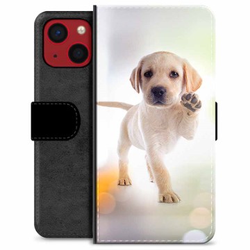 iPhone 13 Mini Premium Flip Cover med Pung - Hund