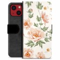 iPhone 13 Mini Premium Flip Cover med Pung - Floral