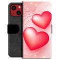 iPhone 13 Mini Premium Flip Cover med Pung - Kærlighed