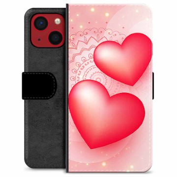 iPhone 13 Mini Premium Flip Cover med Pung - Kærlighed