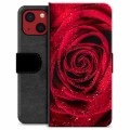 iPhone 13 Mini Premium Flip Cover med Pung - Rose