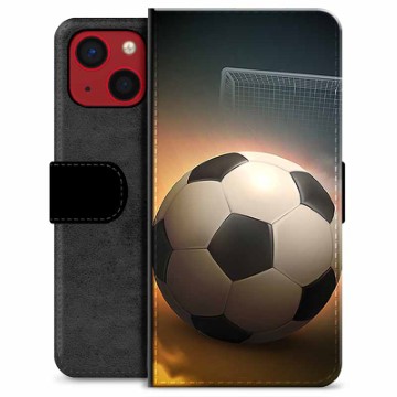 iPhone 13 Mini Premium Flip Cover med Pung - Fodbold