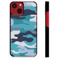 iPhone 13 Mini Beskyttende Cover - Blå Camouflage