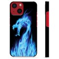iPhone 13 Mini Beskyttende Cover - Blå Ild Drage