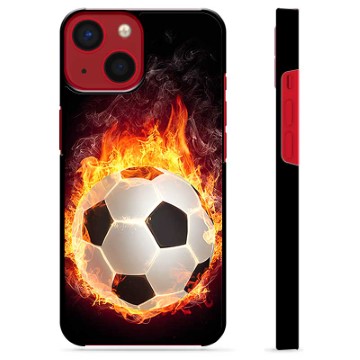 iPhone 13 Mini Beskyttende Cover - Fodbold Flamme