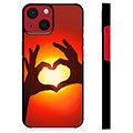iPhone 13 Mini Beskyttende Cover - Hjertesilhuet