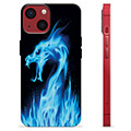iPhone 13 Mini TPU Cover - Blå Ild Drage