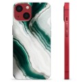 iPhone 13 Mini TPU Cover - Smaragd Marmor
