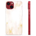 iPhone 13 Mini TPU Cover - Gylden Perle Marmor