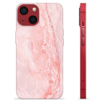 iPhone 13 Mini TPU Cover - Rose Marmor
