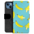 iPhone 13 Premium Flip Cover med Pung - Bananer