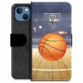 iPhone 13 Premium Flip Cover med Pung - Basketball