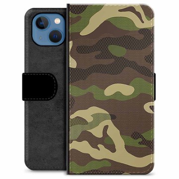 iPhone 13 Premium Flip Cover med Pung - Camo