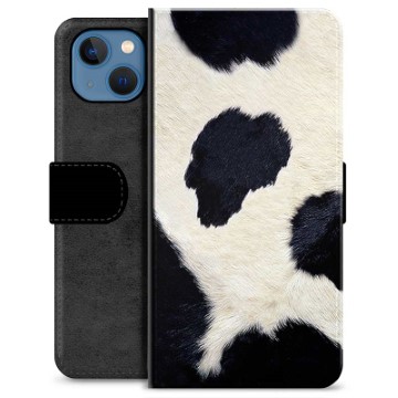 iPhone 13 Premium Flip Cover med Pung - Kohud