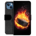 iPhone 13 Premium Flip Cover med Pung - Ishockey