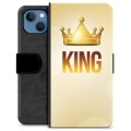 iPhone 13 Premium Flip Cover med Pung - Konge