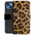 iPhone 13 Premium Flip Cover med Pung - Leopard