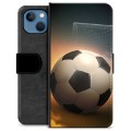 iPhone 13 Premium Flip Cover med Pung - Fodbold