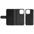 iPhone 13 Pro Essentials aftageligt 2-i-1 pungetui - sort