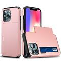 iPhone 13 Pro Hybrid Cover med Glidende Kortslot