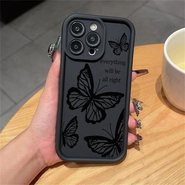 iPhone 13 Pro Max TPU-cover med Sommerfugleprint