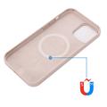 iPhone 13 Pro Max Liquid Silikone Cover - MagSafe Kompatibel - Pink