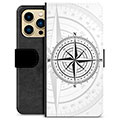 iPhone 13 Pro Max Premium Flip Cover med Pung - Kompas
