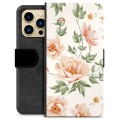 iPhone 13 Pro Max Premium Flip Cover med Pung - Floral