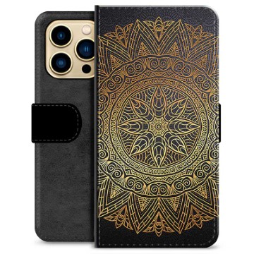 iPhone 13 Pro Max Premium Flip Cover med Pung - Mandala