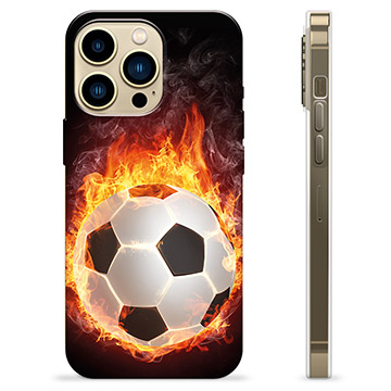 iPhone 13 Pro Max TPU Cover - Fodbold Flamme