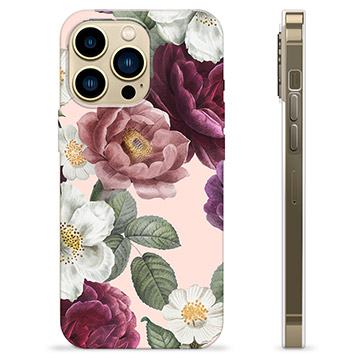iPhone 13 Pro Max TPU Cover - Romantiske Blomster