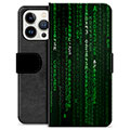 iPhone 13 Pro Premium Flip Cover med Pung - Krypteret