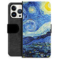 iPhone 13 Pro Premium Flip Cover med Pung - Nattehimmel