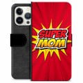 iPhone 13 Pro Premium Flip Cover med Pung - Super Mor