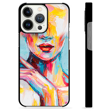 iPhone 13 Pro Beskyttende Cover - Abstrakt Portræt