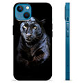 iPhone 13 TPU Cover - Sort Panter