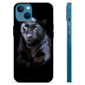 iPhone 13 TPU Cover - Sort Panter