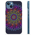 iPhone 13 TPU Cover - Farverig Mandala