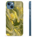 iPhone 13 TPU Cover - Oliv Marmor