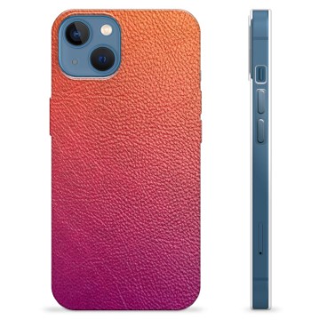 iPhone 13 TPU Cover - Ombre Læder
