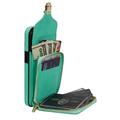 iPhone 14 Alt-i-et cover med pung og rem - Mynte