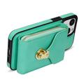 iPhone 14 Alt-i-et cover med pung og rem - Mynte