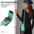 iPhone 14 Alt-i-et cover med pung og rem - Mynte