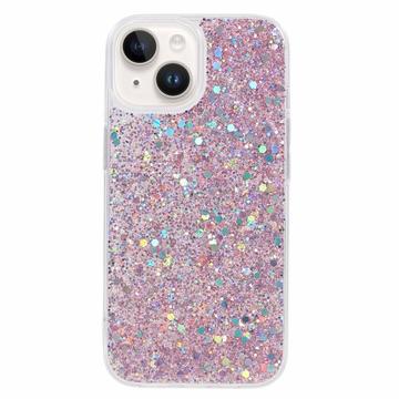 iPhone 14 Glitter Flakes TPU Cover
