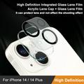 iPhone 14/14 Plus Imak HD Kamera Linse Hærdet Glas - 2 Stk.
