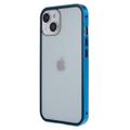 iPhone 14 Magnetisk Cover med Hærdet Glas - Blå