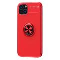 iPhone 14 Magnetisk Ring Mount Cover - Rød
