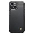 iPhone 14 Plus Caseme C22-etui RFID-kortpung - Sort
